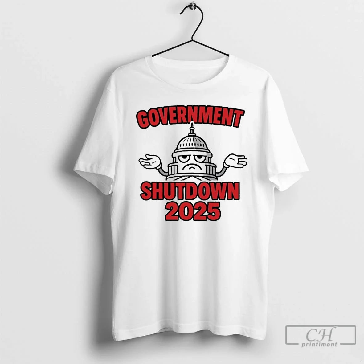 Classic Government Shutdown White House Anti Trump - Adult & Kids T-Shirts, Sweatshirts & Hoodies apparel design preview 1