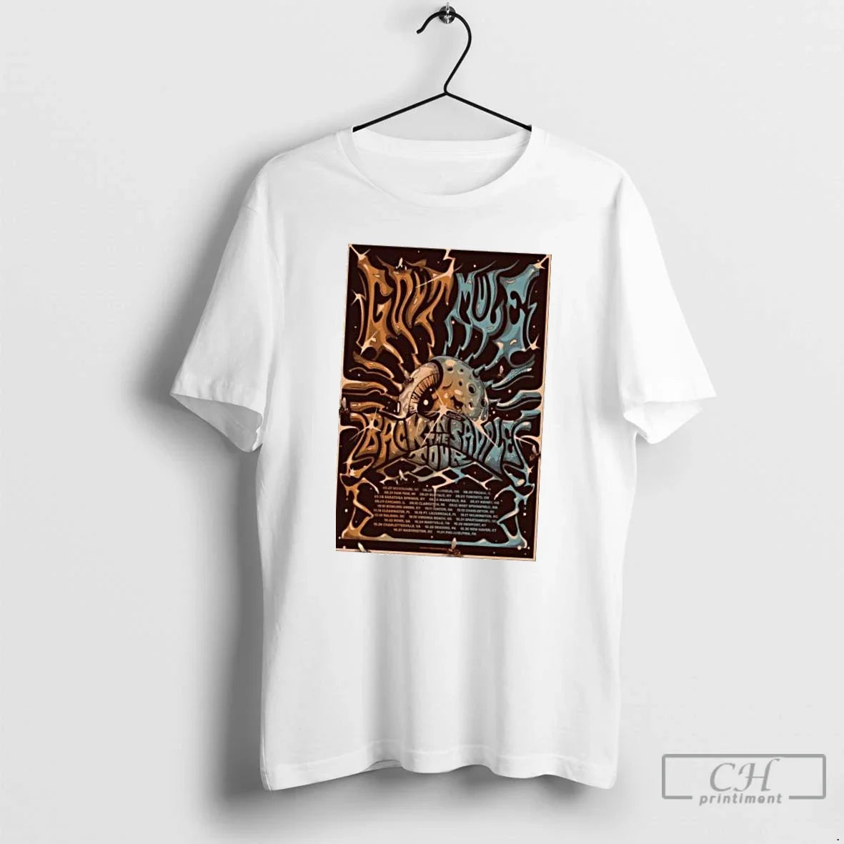 Classic Govt Mule Back In The Saddle Tour 2025 - Adult & Kids T-Shirts, Sweatshirts & Hoodies apparel design preview 1