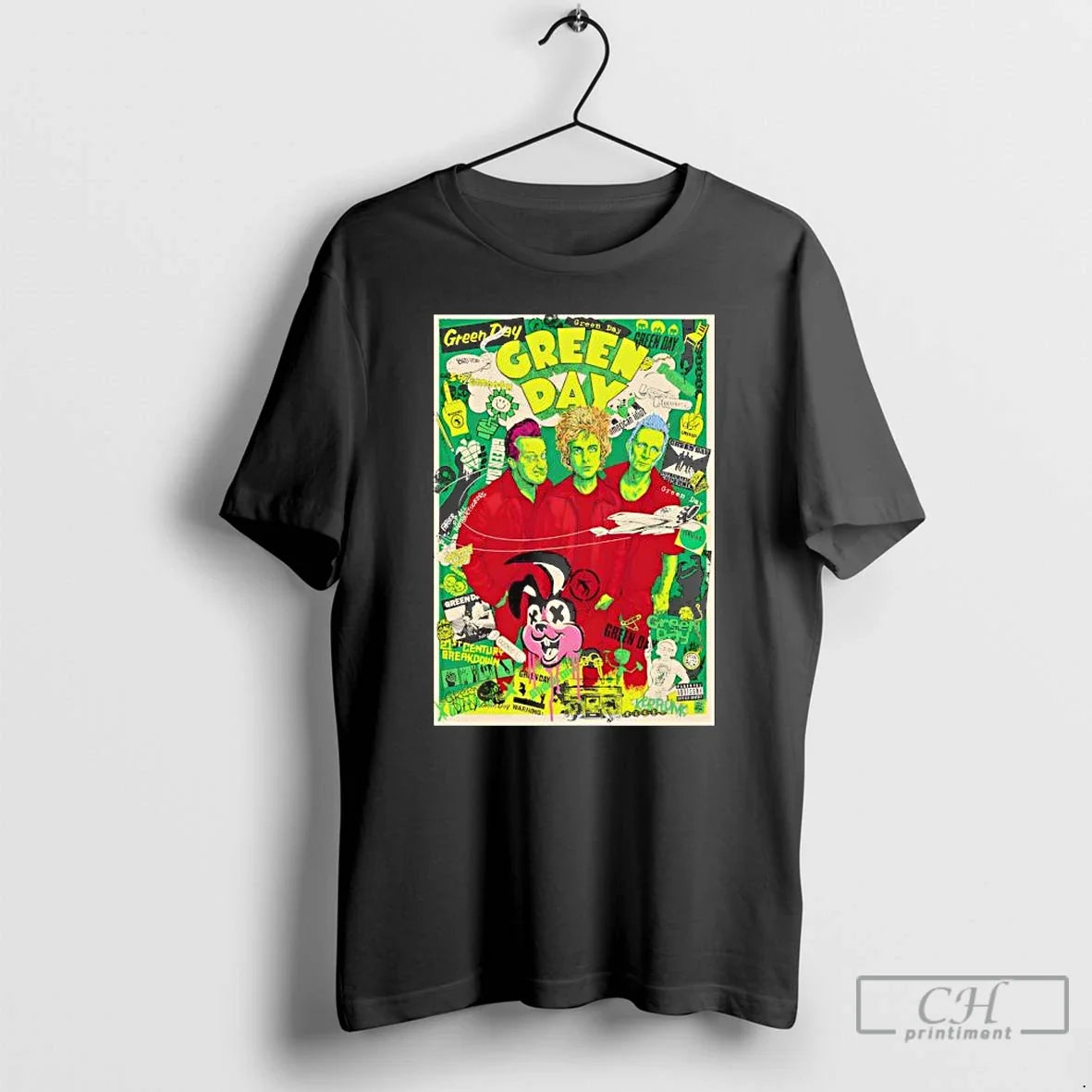 Classic Green Day Album American Indiot By Laura And - Adult & Kids T-Shirts, Sweatshirts & Hoodies apparel design preview 1