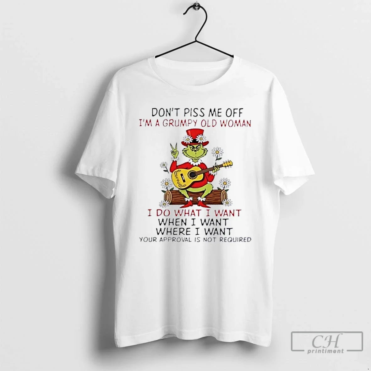 Classic Grinch Dont Piss Me Off Im Grumpy Old Woman I - Adult & Kids T-Shirts, Sweatshirts & Hoodies apparel design preview 1
