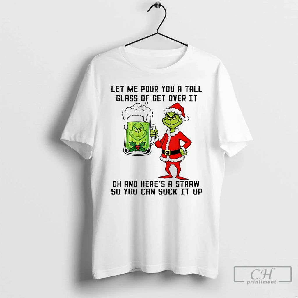 Classic Grinch Drink Beer Let Me Pour You A Tall - Adult & Kids T-Shirts, Sweatshirts & Hoodies apparel design preview 1