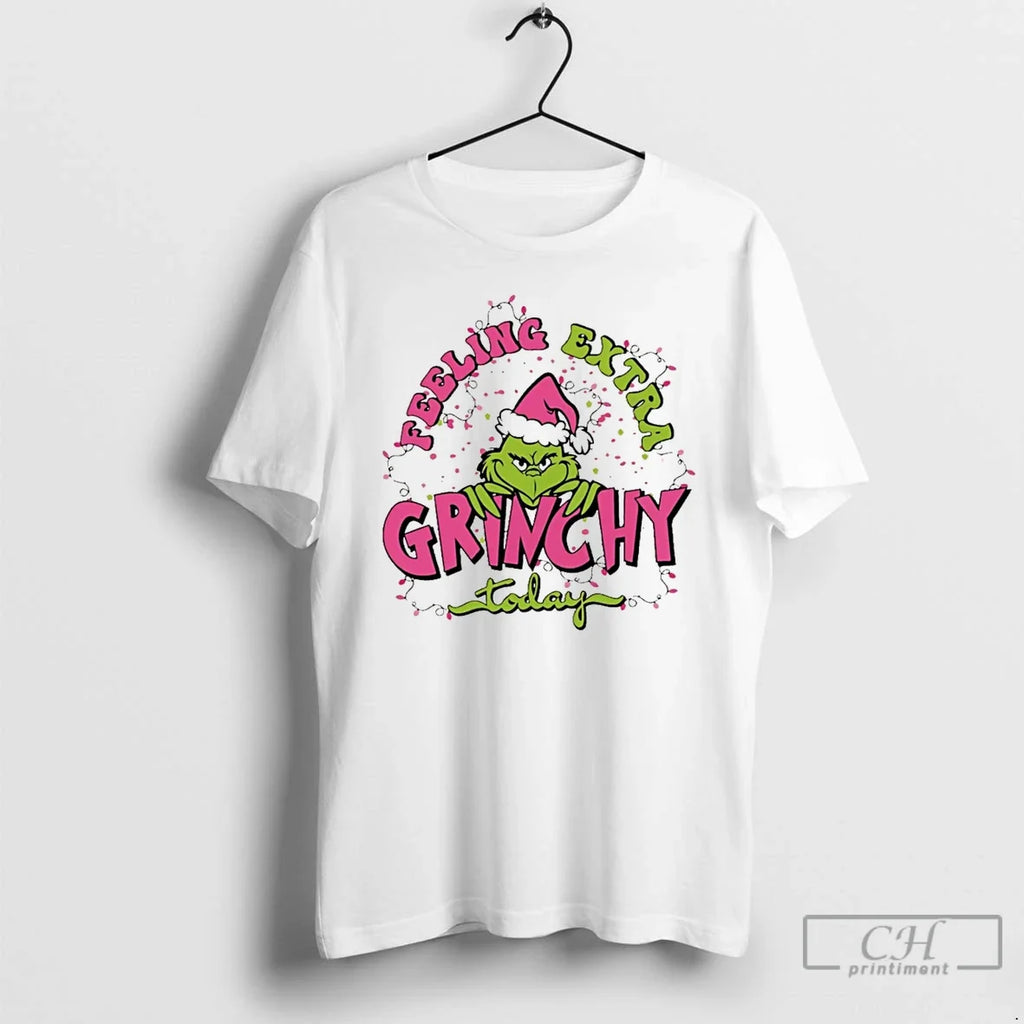 Classic Grinch Feeling Extra Grinchy Today Christmas - Adult & Kids T-Shirts, Sweatshirts & Hoodies apparel design preview 1