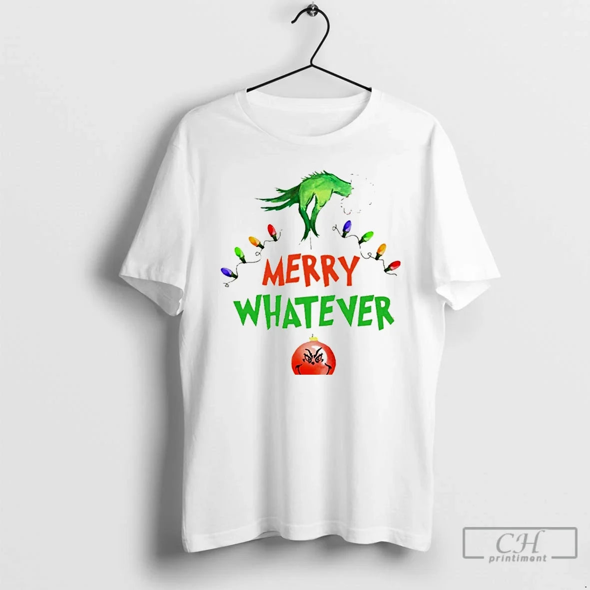 Classic Grinch Green Monster Merry What Christmas - Adult & Kids T-Shirts, Sweatshirts & Hoodies apparel design preview 1