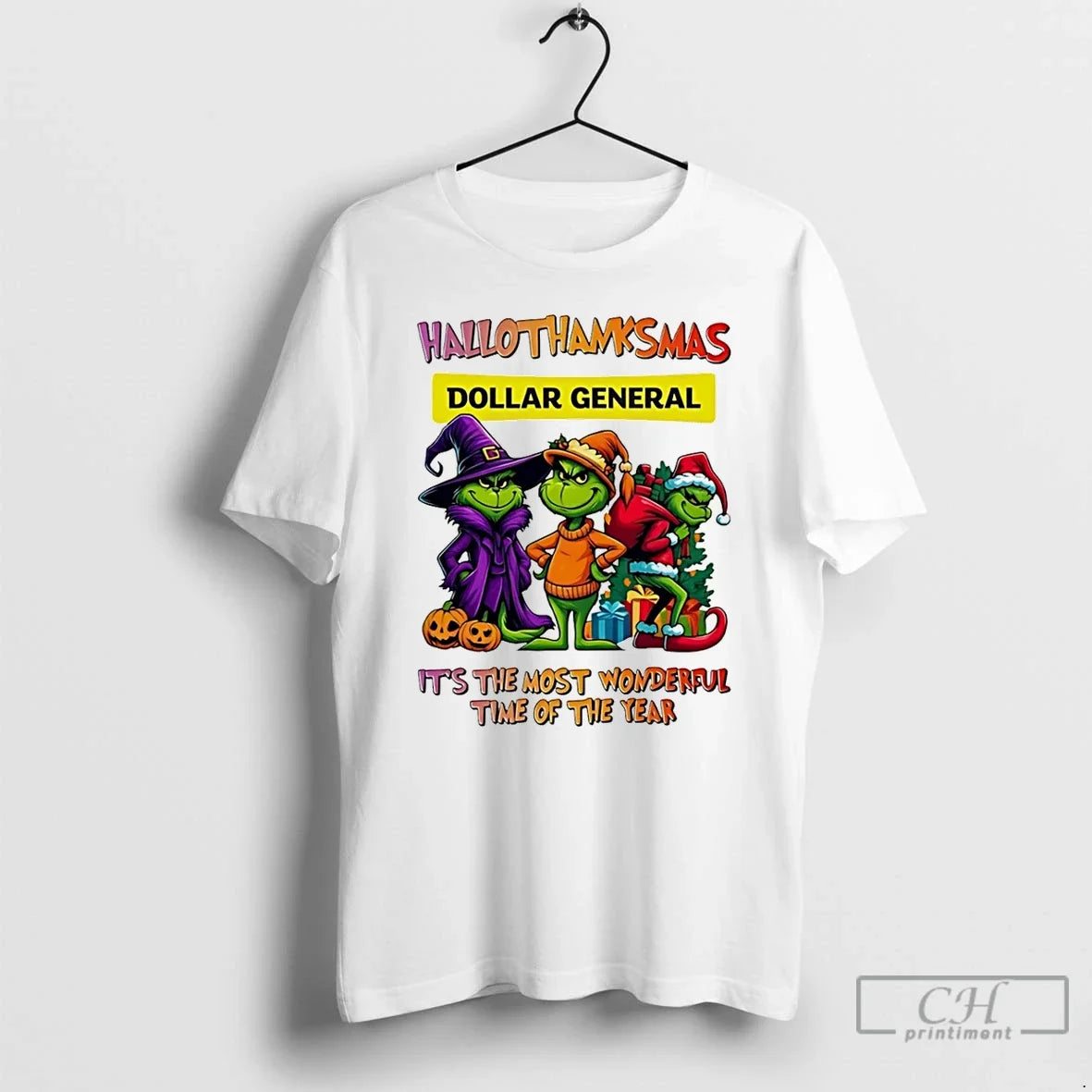 Classic Grinch X Dollar General Its The Most - Adult & Kids T-Shirts, Sweatshirts & Hoodies apparel design preview 1