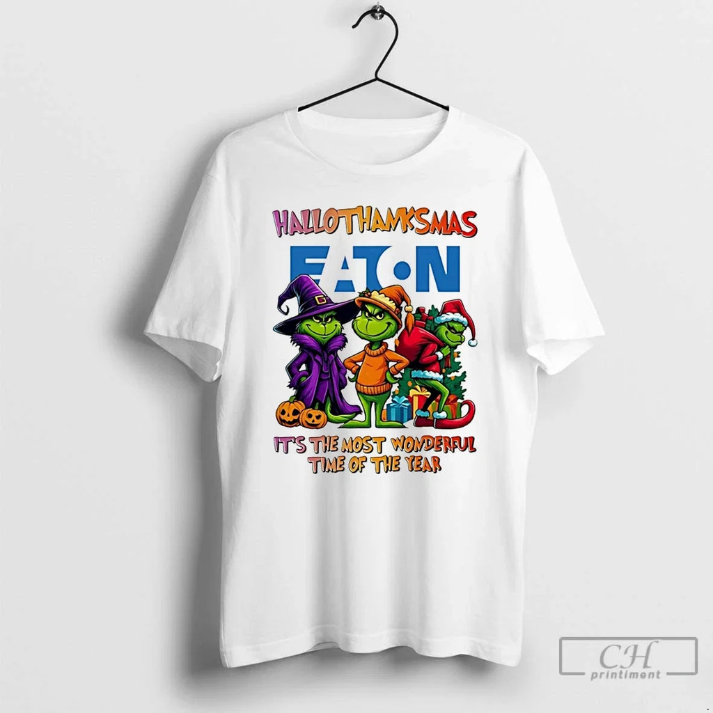Classic Grinch X Eaton Corporation Its The Most - Adult & Kids T-Shirts, Sweatshirts & Hoodies apparel design preview 1