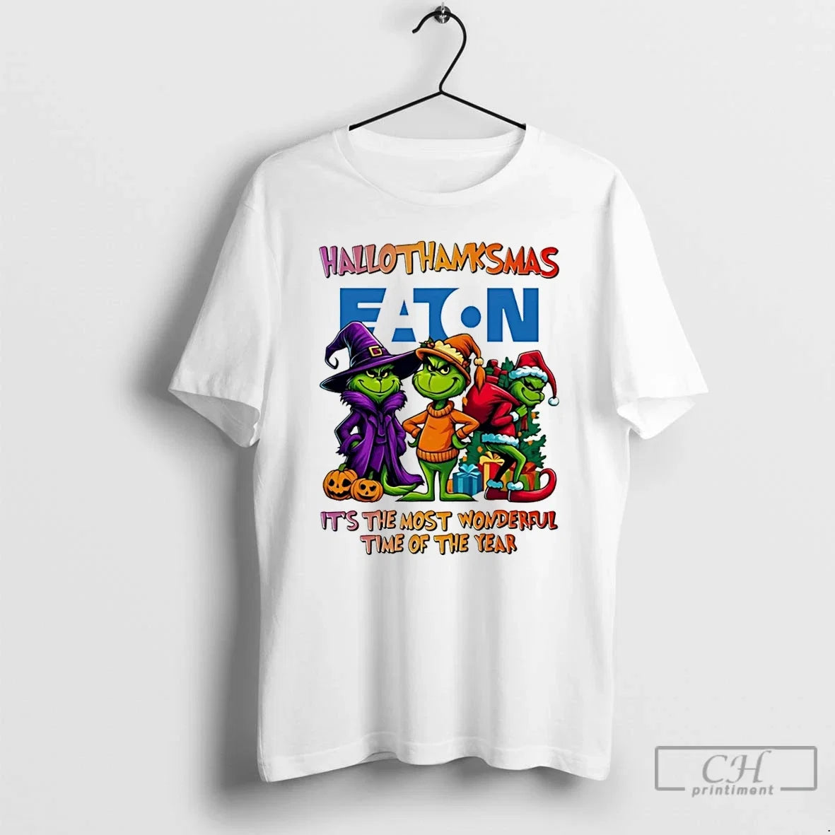 Classic Grinch X Eaton Corporation Its The Most - Adult & Kids T-Shirts, Sweatshirts & Hoodies apparel design preview 1
