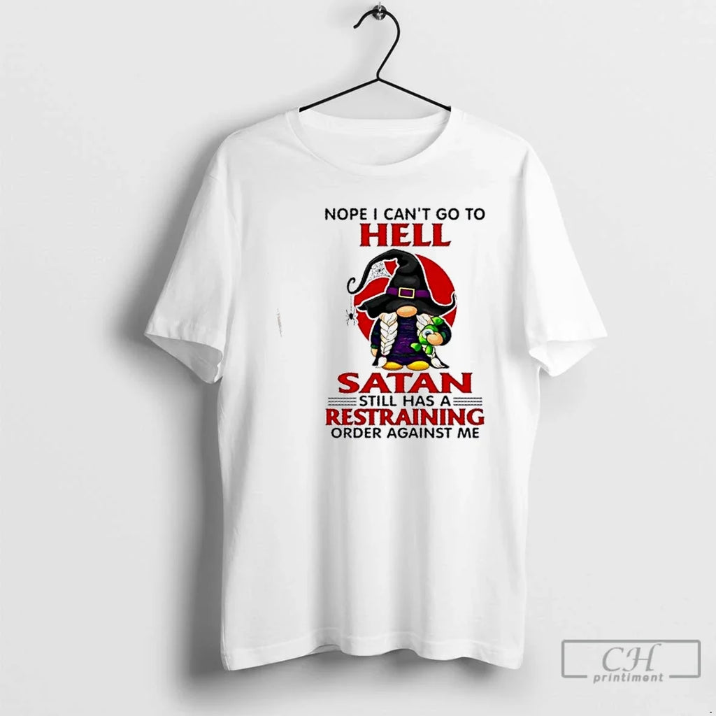 Classic Gromes Nope I Cant Go To Hell Satan Still Has - Adult & Kids T-Shirts, Sweatshirts & Hoodies apparel design preview 1