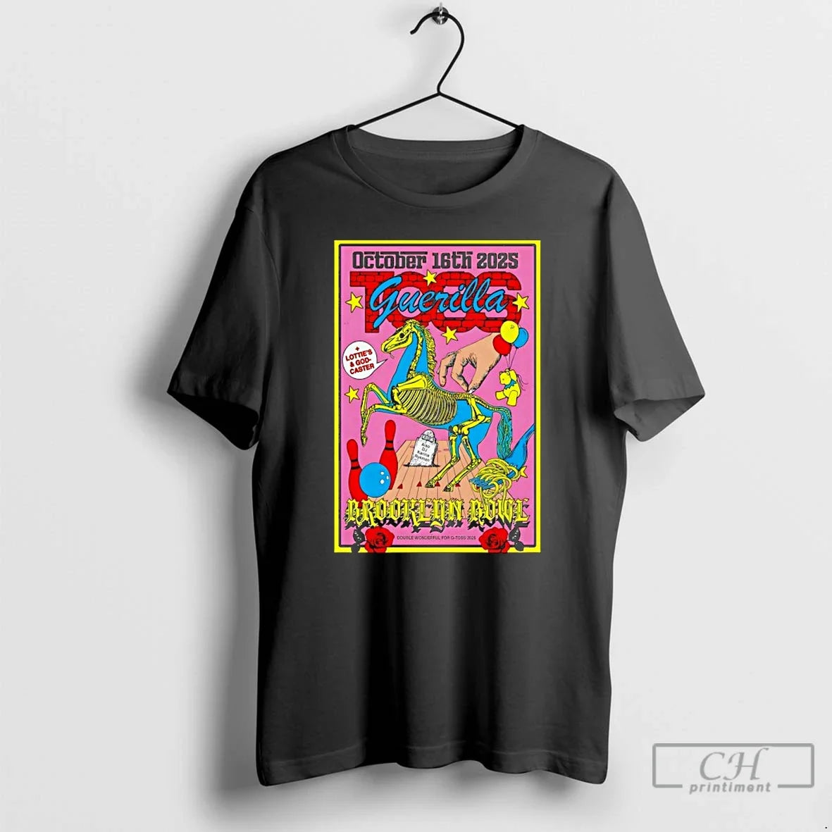 Classic Guerilla Toss Brooklyn Bowl New York October - Adult & Kids T-Shirts, Sweatshirts & Hoodies apparel design preview 1