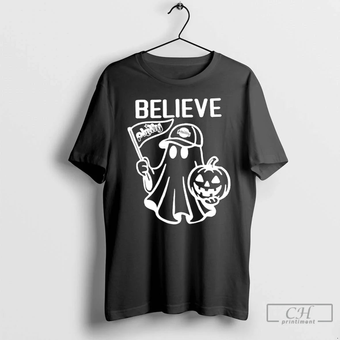 Classic Halloween Philadelphia Phillies Baseball - Adult & Kids T-Shirts, Sweatshirts & Hoodies apparel design preview 1