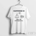 Classic Happiness Is When The La Dodgers Win - Adult & Kids T-Shirts, Sweatshirts & Hoodies apparel design preview 1