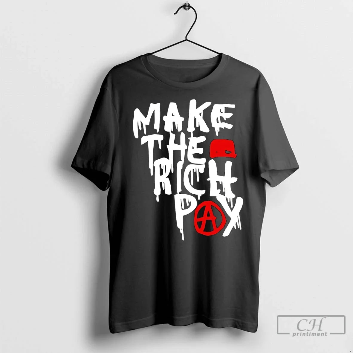 Classic Hasan Piker Make The Rich Pay - Adult & Kids T-Shirts, Sweatshirts & Hoodies apparel design preview 1
