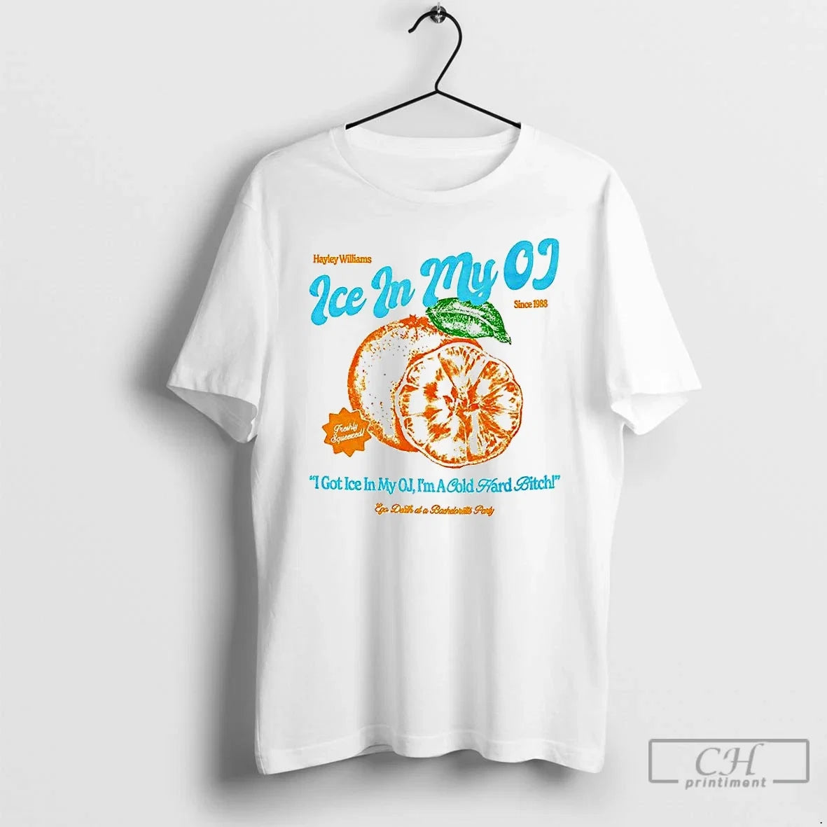 Classic Hayley Williams Ice In My Oj - Adult & Kids T-Shirts, Sweatshirts & Hoodies apparel design preview 1