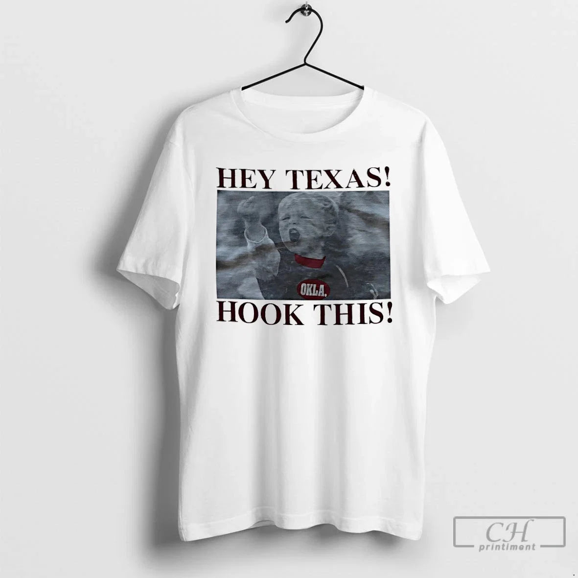 Classic Hey Texas Okla Hook This - Adult & Kids T-Shirts, Sweatshirts & Hoodies apparel design preview 1
