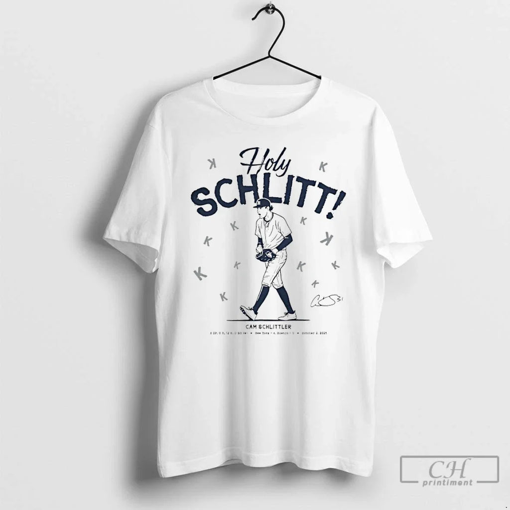 Classic Holy Schlitt K Cam Schlittler New York - Adult & Kids T-Shirts, Sweatshirts & Hoodies apparel design preview 1