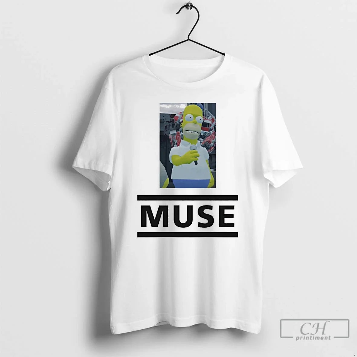 Classic Homer Simpson Music Band - Adult & Kids T-Shirts, Sweatshirts & Hoodies apparel design preview 1