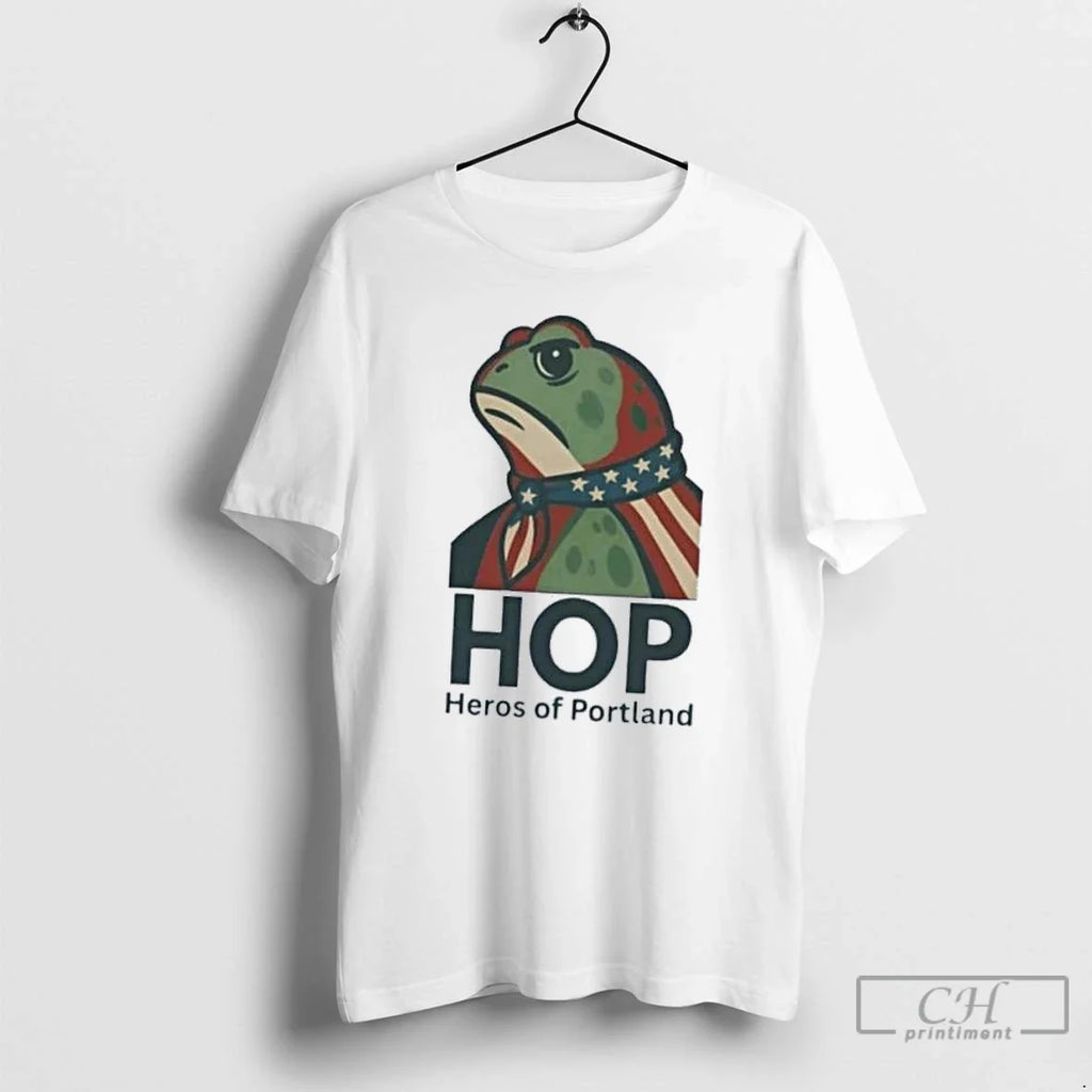 Classic Hop Heros Of Portland Frog 2025 - Adult & Kids T-Shirts, Sweatshirts & Hoodies apparel design preview 1