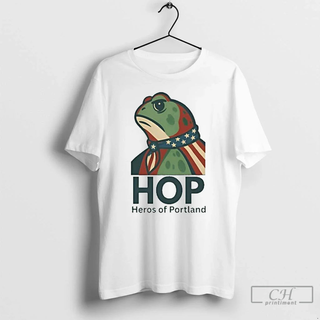 Classic Hop Heros Of Portland Frog - Adult & Kids T-Shirts, Sweatshirts & Hoodies apparel design preview 1