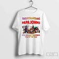 Classic Horror Movies Papa Johns Hallothanksmas Its - Adult & Kids T-Shirts, Sweatshirts & Hoodies apparel design preview 1