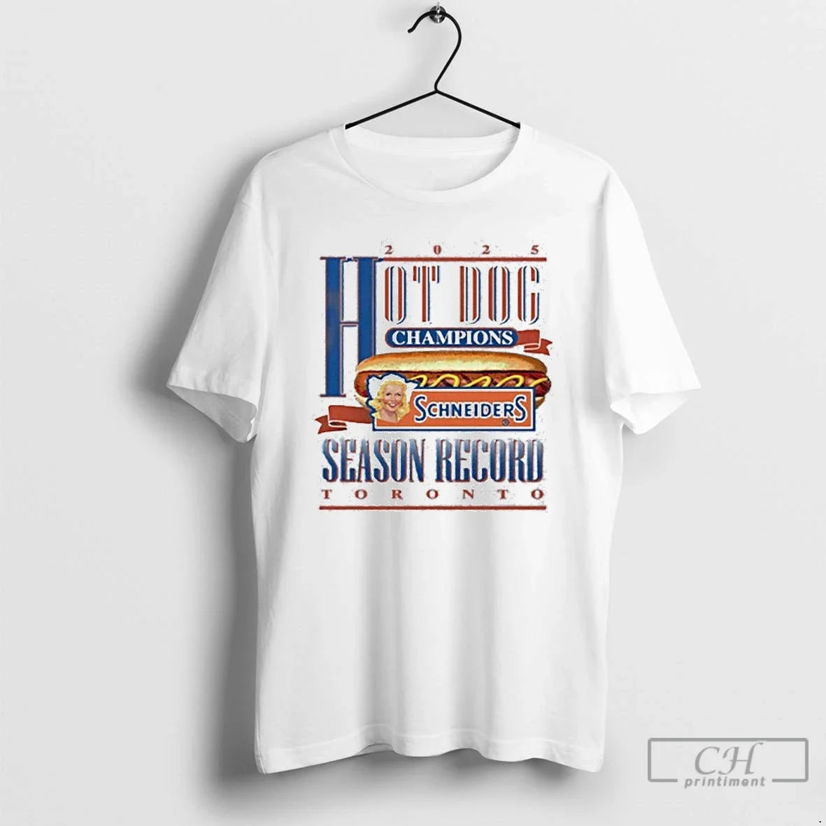 Classic Hot Dog Champions Schneiders Season Record - Adult & Kids T-Shirts, Sweatshirts & Hoodies apparel design preview 1