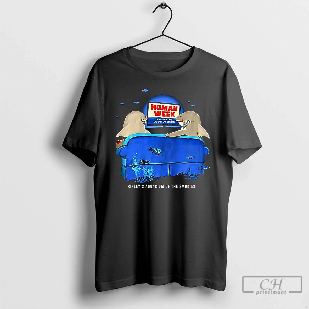 Classic Human Week Ripleys Aquarium Of The Smokies - Adult & Kids T-Shirts, Sweatshirts & Hoodies apparel design preview 1