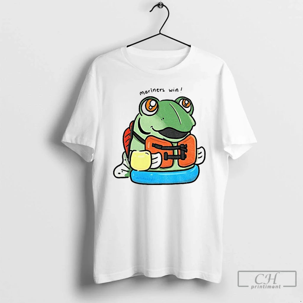 Classic Humpy Salmon Mariners Win Seattle Mlb - Adult & Kids T-Shirts, Sweatshirts & Hoodies apparel design preview 1