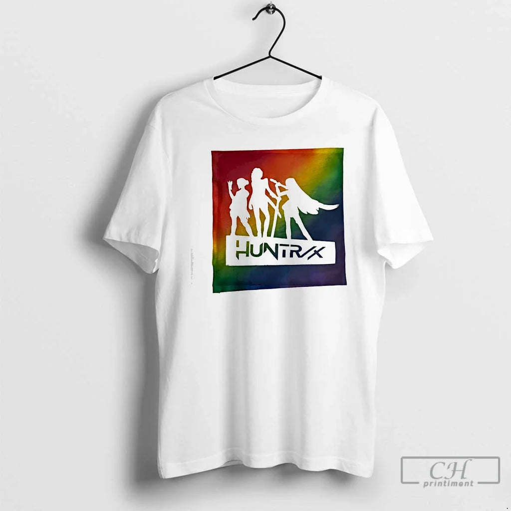 Classic Huntrix Demon Hunter Kpop Pride Month Flag - Adult & Kids T-Shirts, Sweatshirts & Hoodies apparel design preview 1