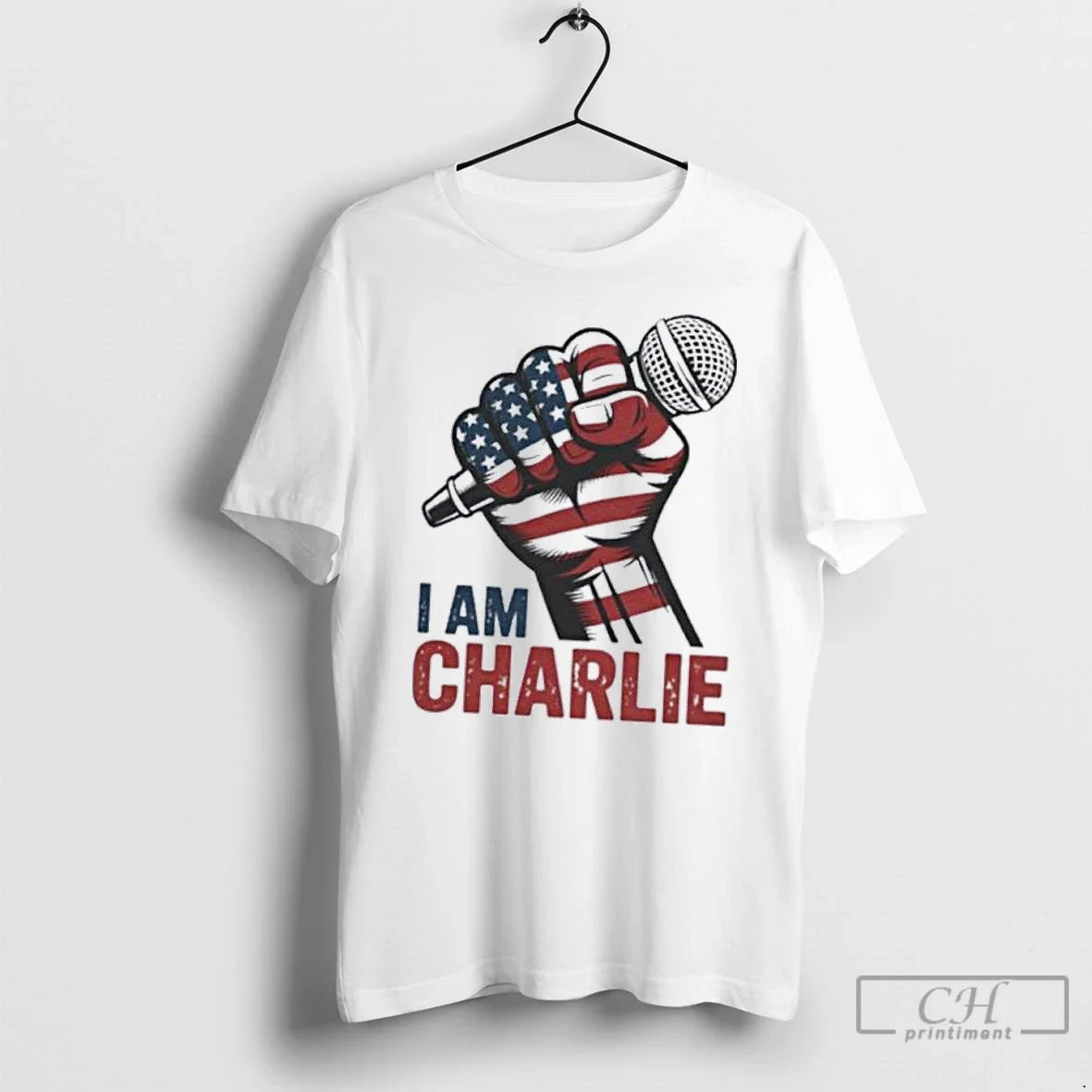 Classic I Am Charlie Kirk Statement - Adult & Kids T-Shirts, Sweatshirts & Hoodies apparel design preview 1