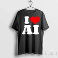 Classic I Love Ai - Adult & Kids T-Shirts, Sweatshirts & Hoodies apparel design preview 1