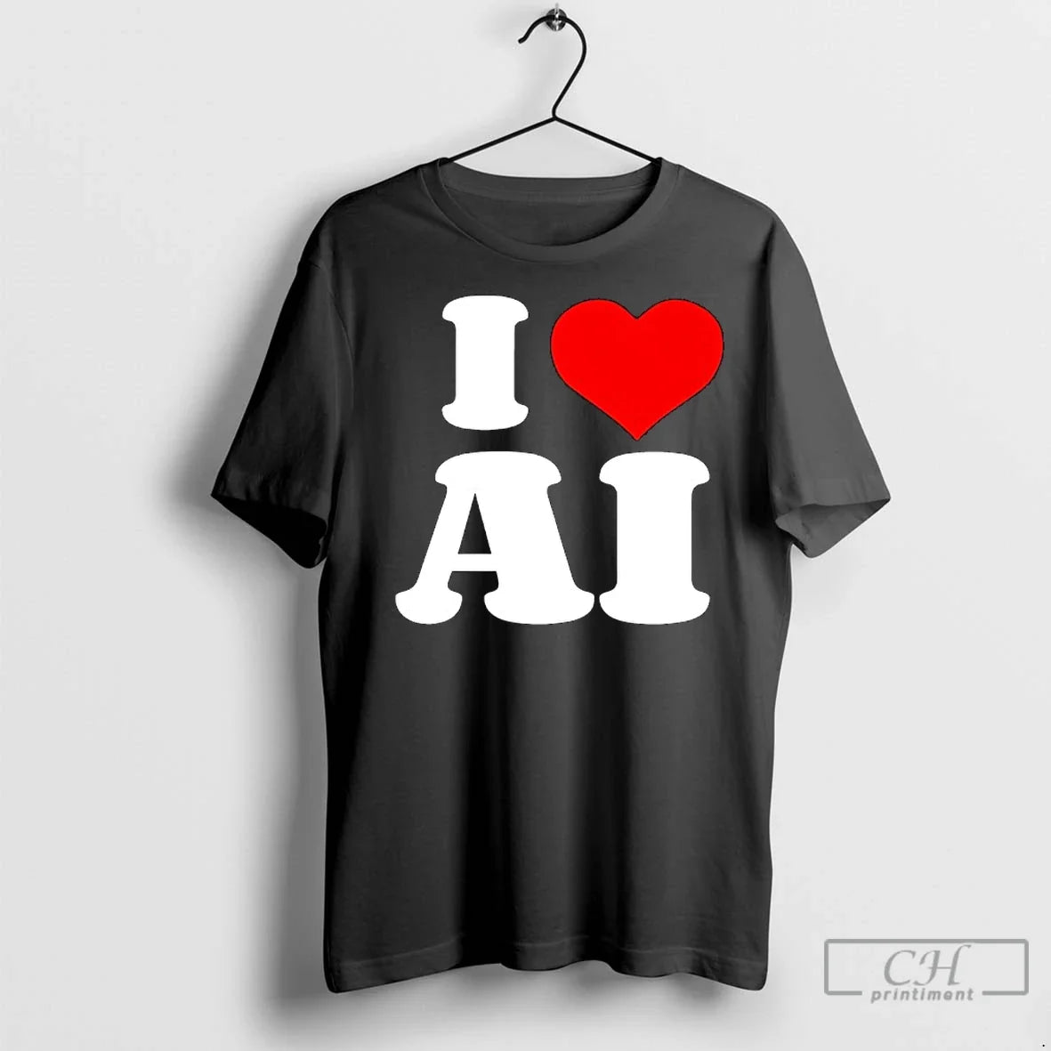 Classic I Love Ai - Adult & Kids T-Shirts, Sweatshirts & Hoodies apparel design preview 1