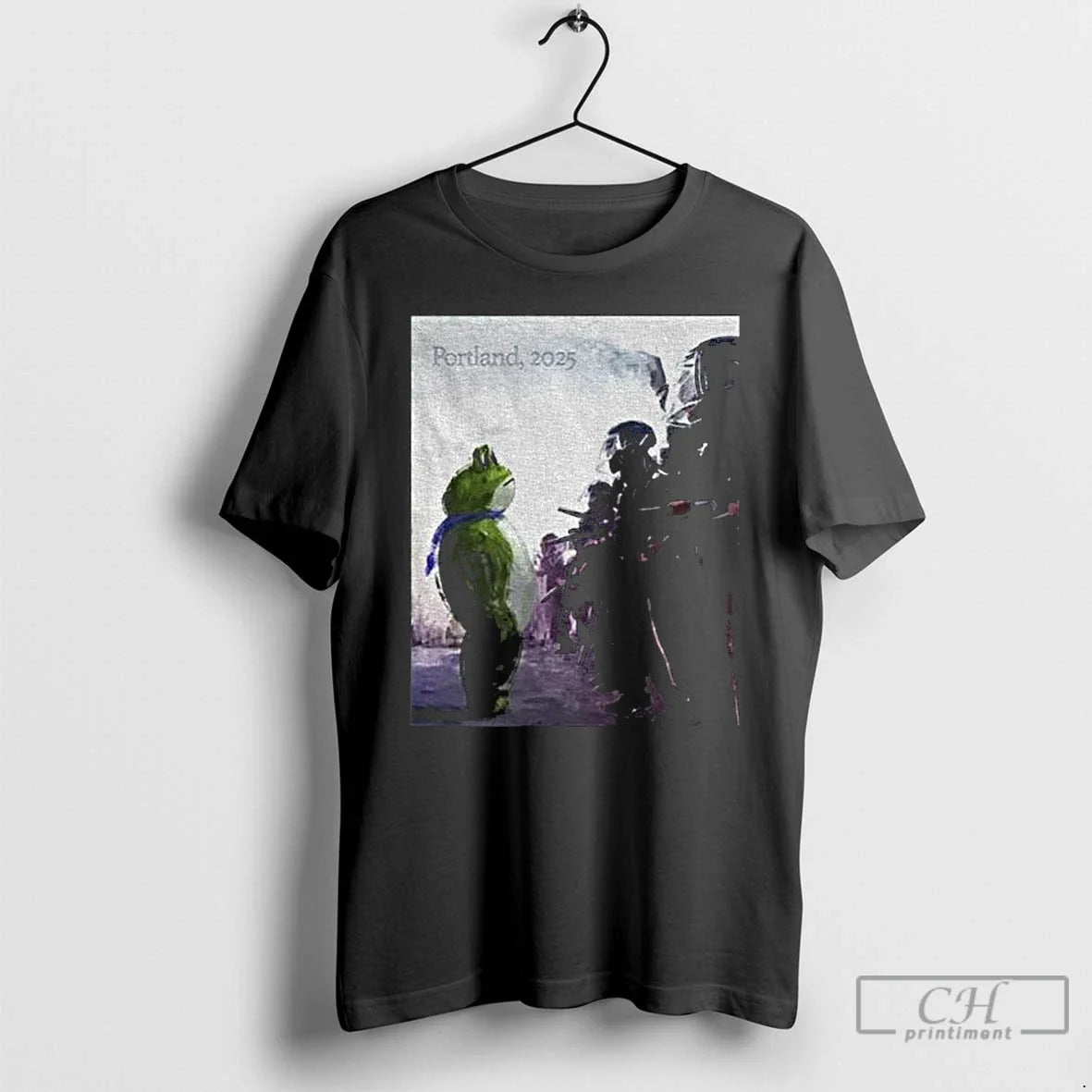 Classic I Stand With Frog Portland Resist - Adult & Kids T-Shirts, Sweatshirts & Hoodies apparel design preview 1