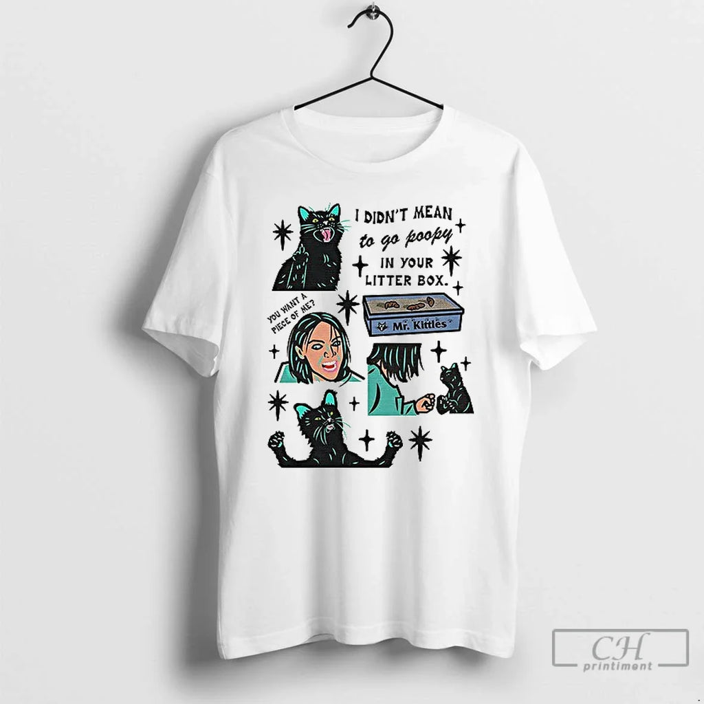 Classic I Didnt Mean To Go Poopy In Your Litter Box T - Adult & Kids T-Shirts, Sweatshirts & Hoodies apparel design preview 1