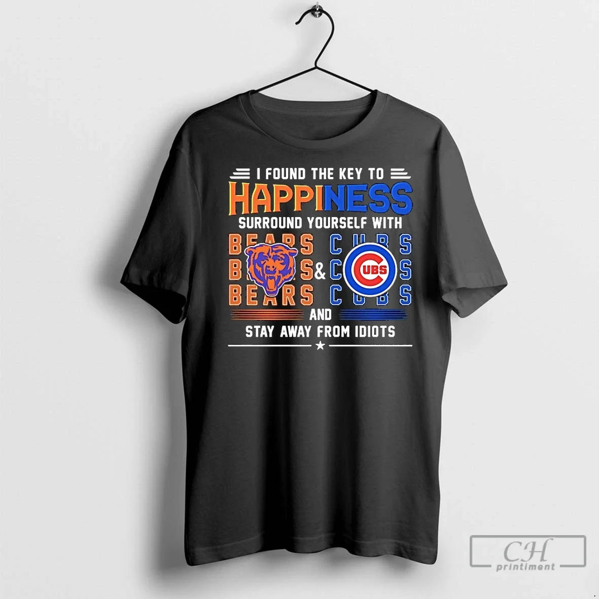 Classic I Found The Key To Happiness Surround - Adult & Kids T-Shirts, Sweatshirts & Hoodies apparel design preview 1