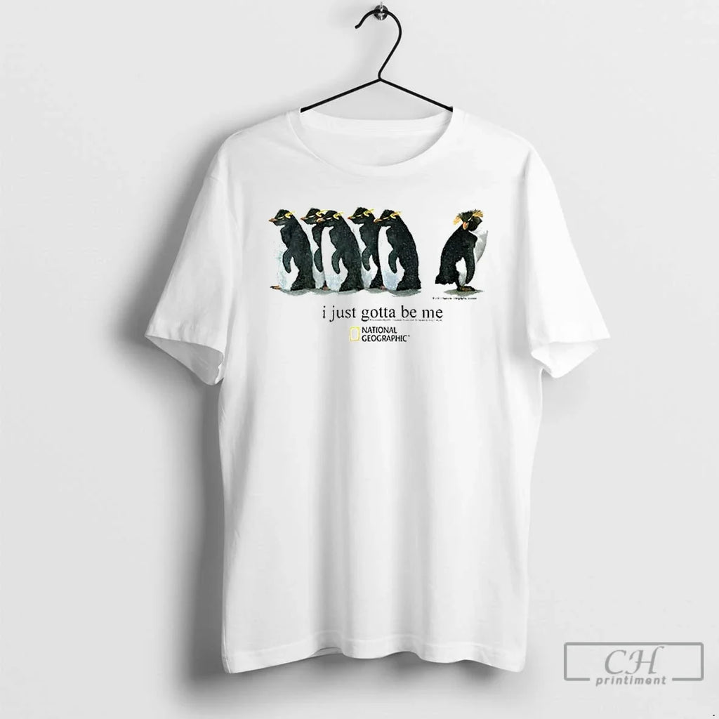 Classic I Just Gotta Be Me Penguins National - Adult & Kids T-Shirts, Sweatshirts & Hoodies apparel design preview 1