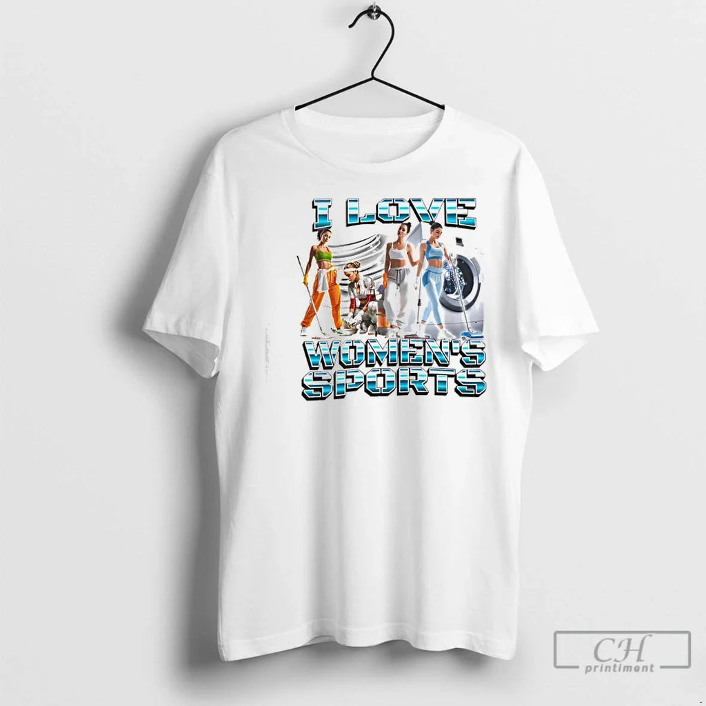 Classic I Love Womens Sports Graphic - Adult & Kids T-Shirts, Sweatshirts & Hoodies apparel design preview 1
