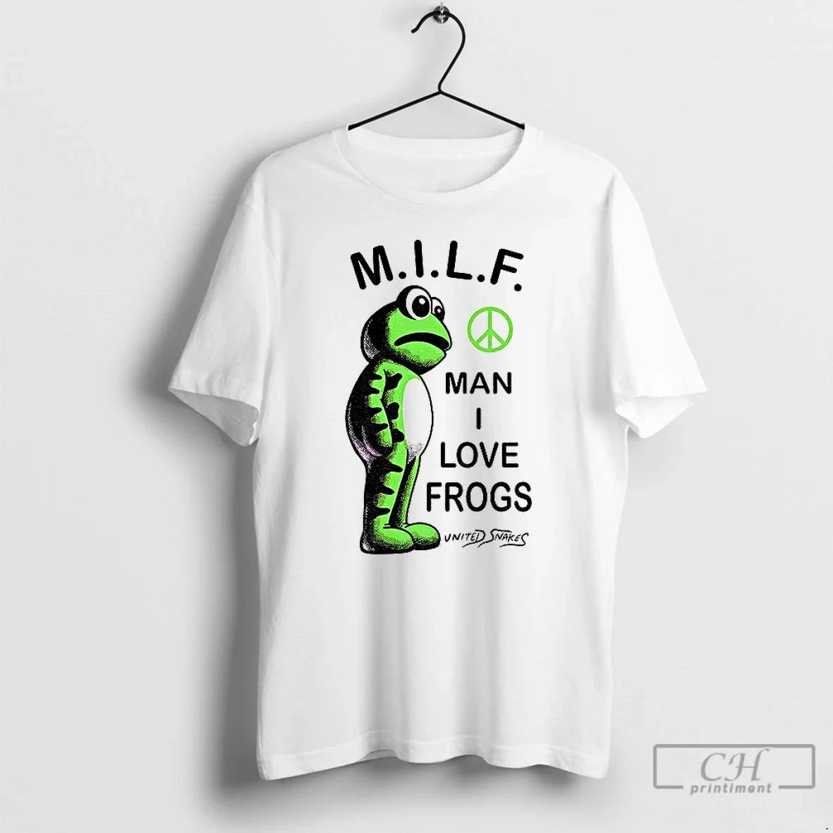 Classic I Made A Milf Portland Frog Acronym - Adult & Kids T-Shirts, Sweatshirts & Hoodies apparel design preview 1