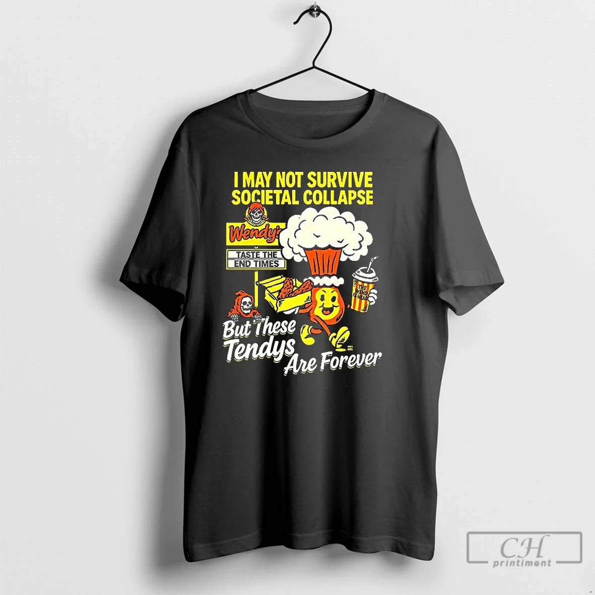 Classic I May Not Survive Societal Collapse - Adult & Kids T-Shirts, Sweatshirts & Hoodies apparel design preview 1
