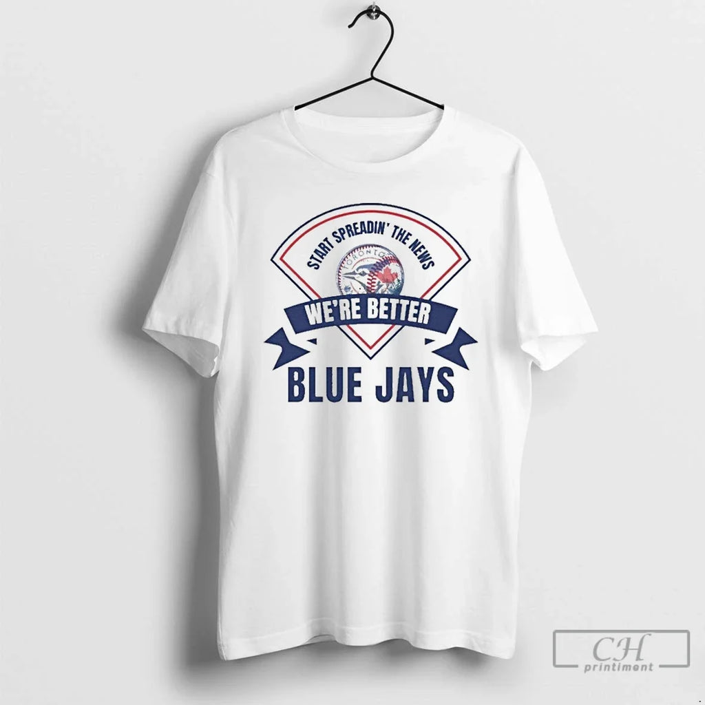 Classic Iconic Blue Jays Vs Yankees Start Spreading - Adult & Kids T-Shirts, Sweatshirts & Hoodies apparel design preview 1