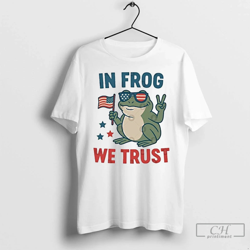 Classic In Frog We Trust Portland - Adult & Kids T-Shirts, Sweatshirts & Hoodies apparel design preview 1