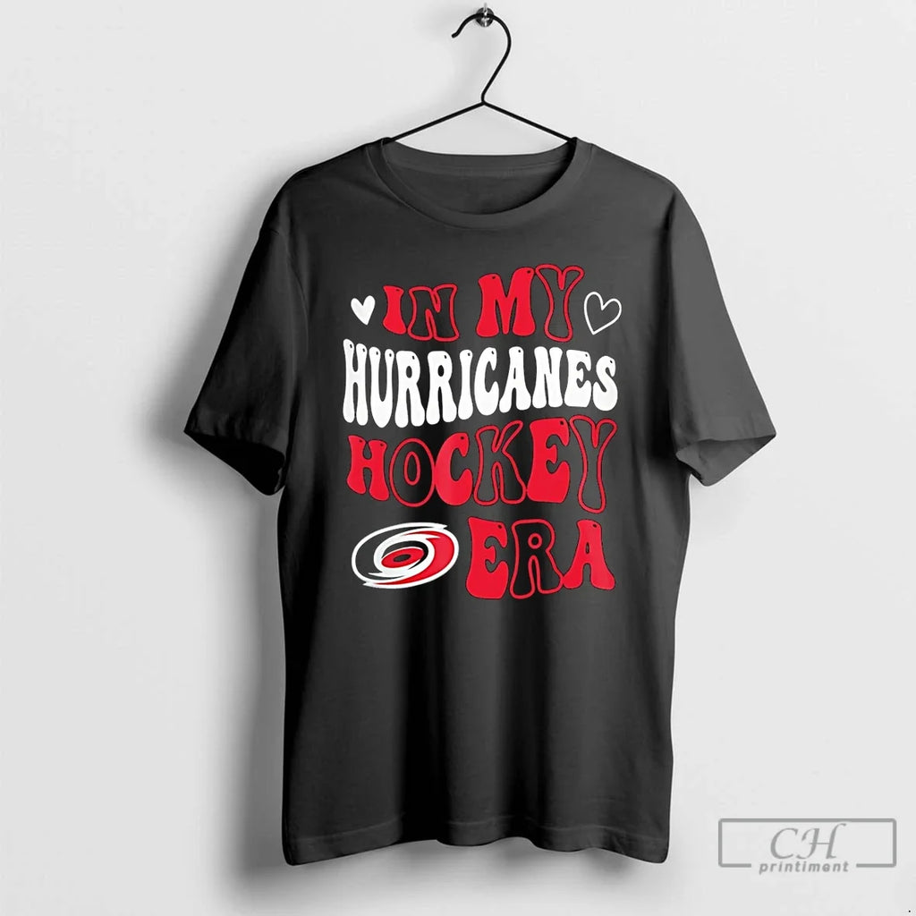 Classic In My Carolina Hurricanes Era Heart - Adult & Kids T-Shirts, Sweatshirts & Hoodies apparel design preview 1
