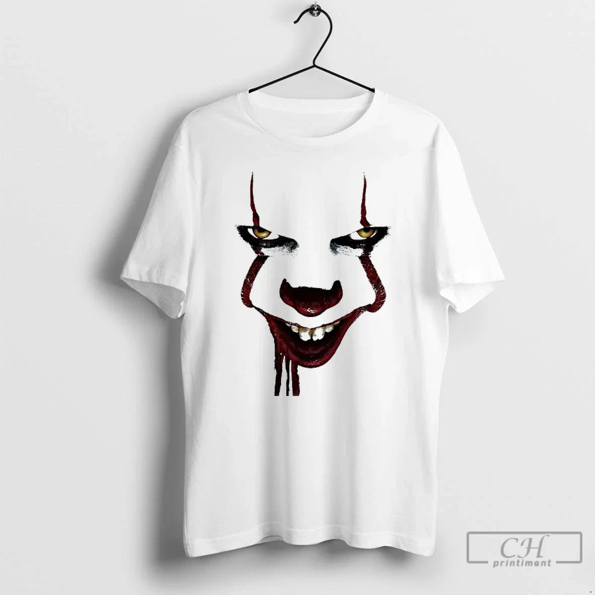 Classic It Face Graphic Halloween - Adult & Kids T-Shirts, Sweatshirts & Hoodies apparel design preview 1