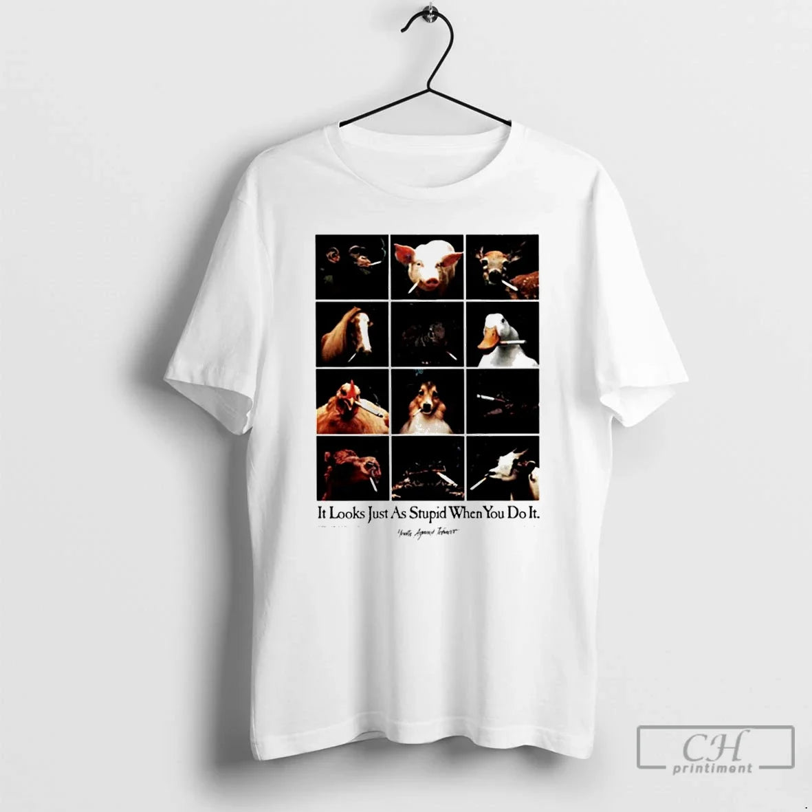 Classic It Looks Just As Stupid When You Do Animal - Adult & Kids T-Shirts, Sweatshirts & Hoodies apparel design preview 1