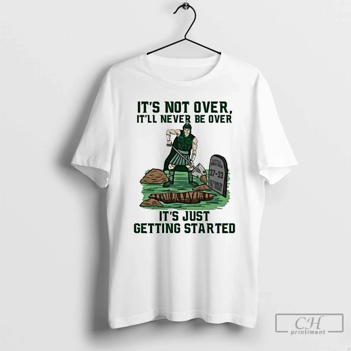 Classic Its Not Oven Itll Never Be Over Just Getting - Adult & Kids T-Shirts, Sweatshirts & Hoodies apparel design preview 1