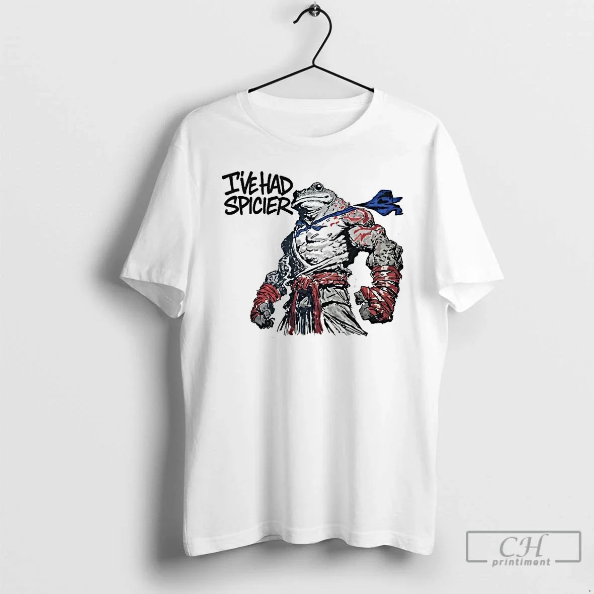 Classic Ive Had Spicier Portland Frog - Adult & Kids T-Shirts, Sweatshirts & Hoodies apparel design preview 1