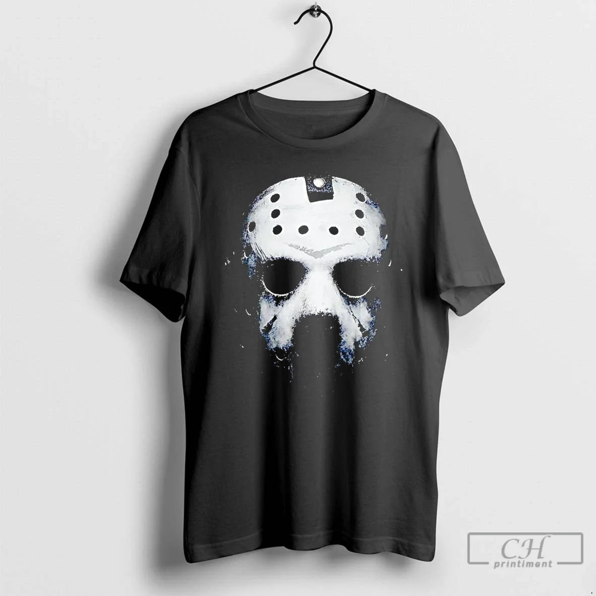 Classic Jason Horror Character Big Face Halloween - Adult & Kids T-Shirts, Sweatshirts & Hoodies apparel design preview 1