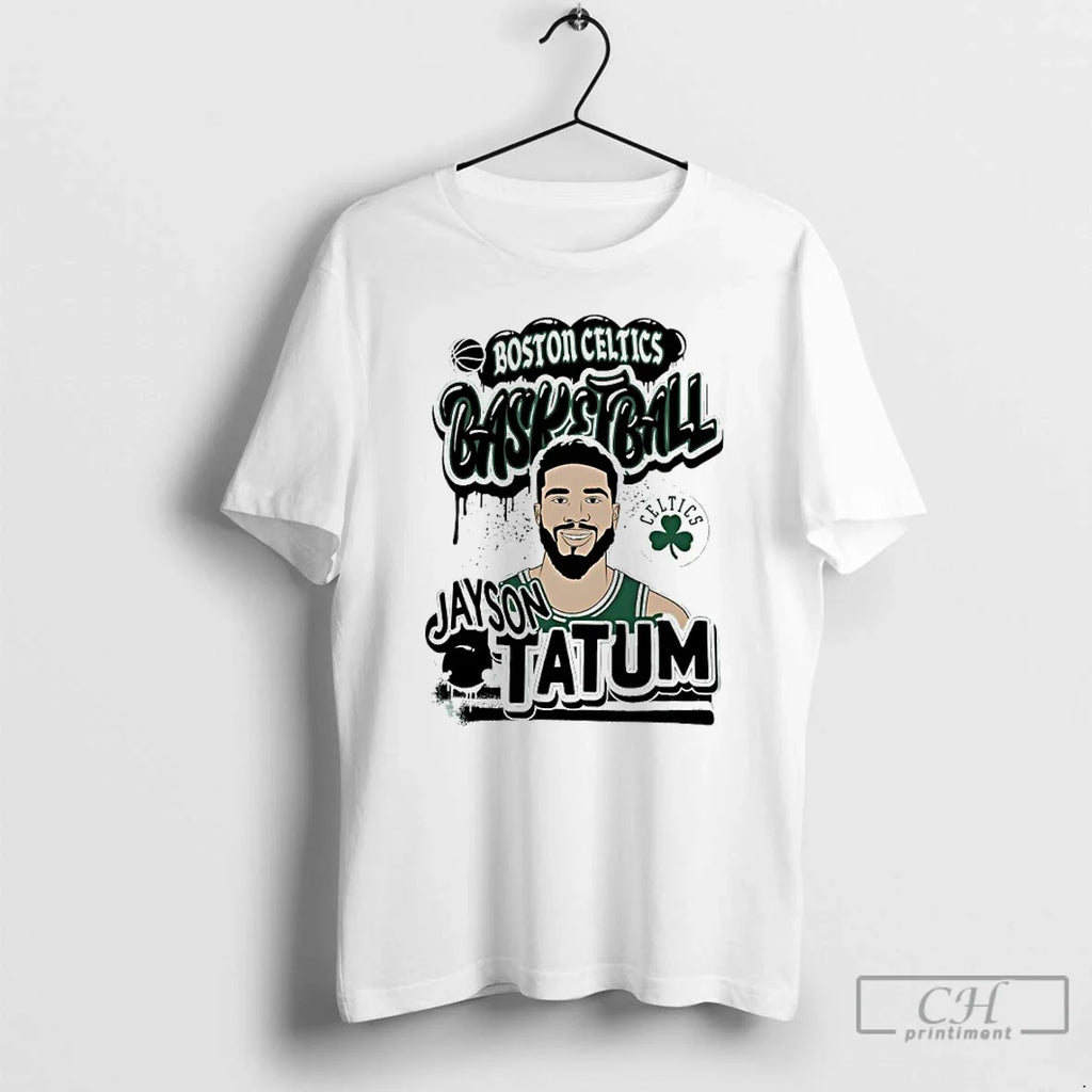 Classic Jayson Tatum Boston Celtics Basketball Player - Adult & Kids T-Shirts, Sweatshirts & Hoodies apparel design preview 1