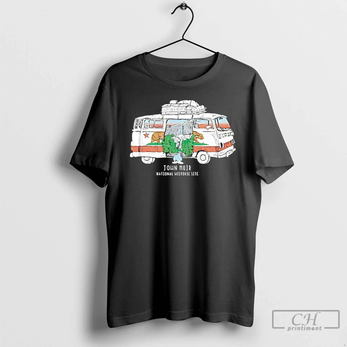 Classic John Muir National Historic Site - Adult & Kids T-Shirts, Sweatshirts & Hoodies apparel design preview 1