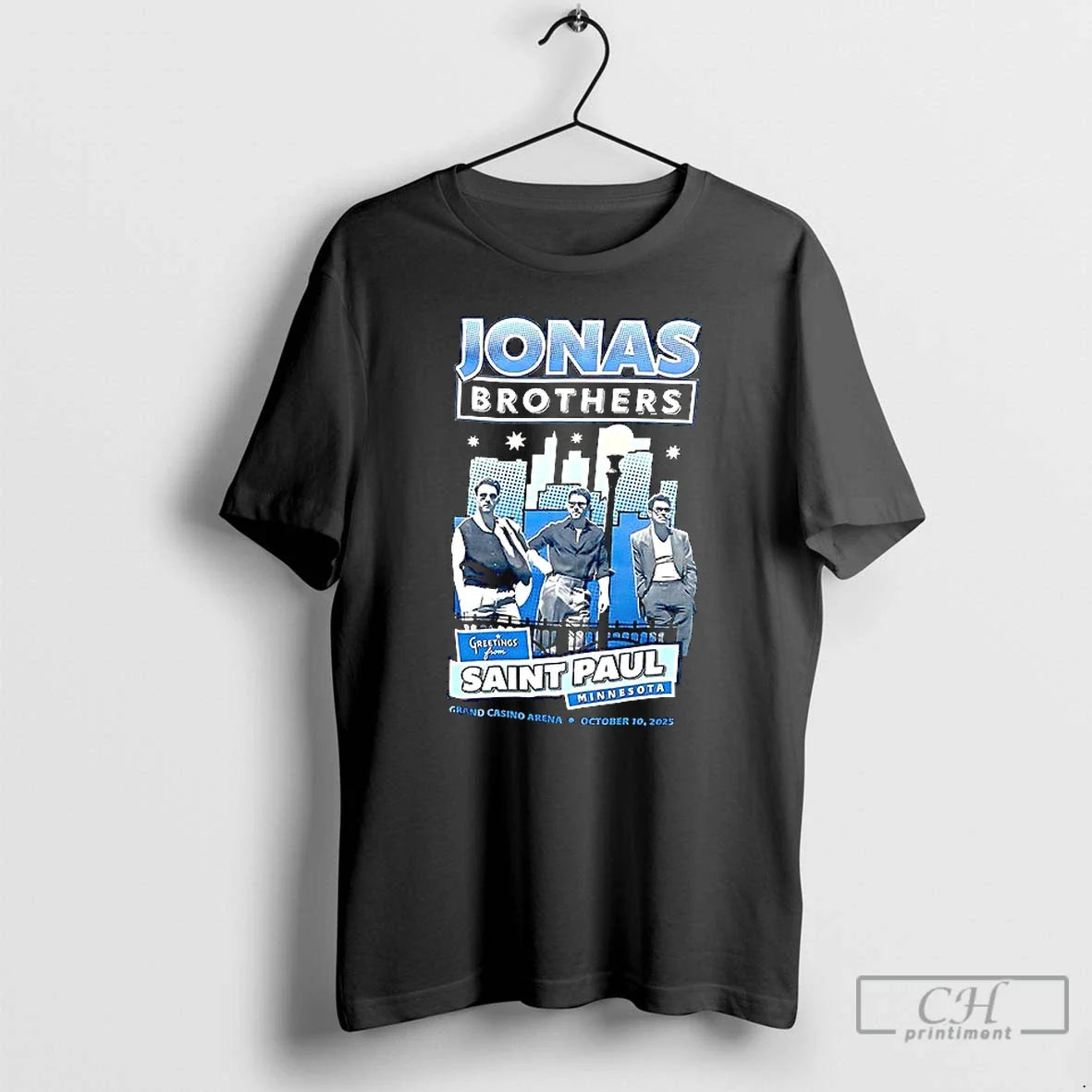 Classic Jonas Brothers Greetings From Saint Paul - Adult & Kids T-Shirts, Sweatshirts & Hoodies apparel design preview 1