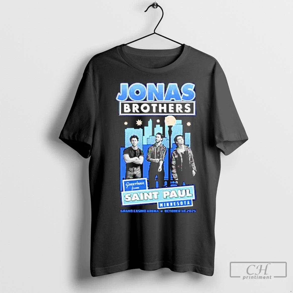 Classic Jonas Brothers Greetings From Saint Paul - Adult & Kids T-Shirts, Sweatshirts & Hoodies apparel design preview 1