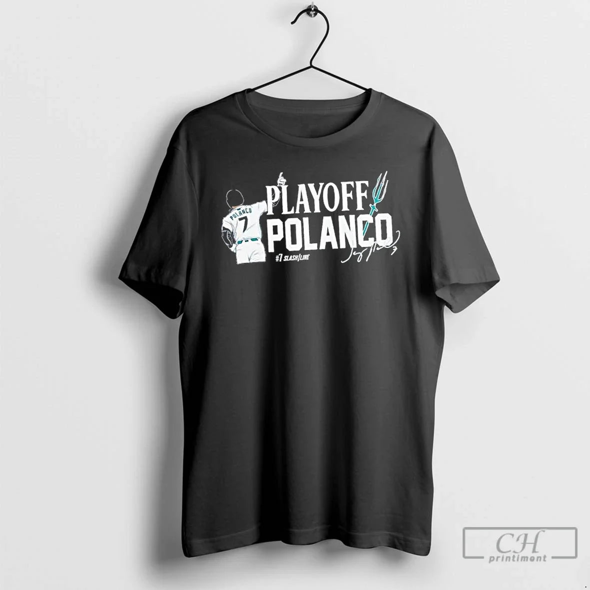 Classic Jorge Polanco Playoff Celebration Seattle - Adult & Kids T-Shirts, Sweatshirts & Hoodies apparel design preview 1