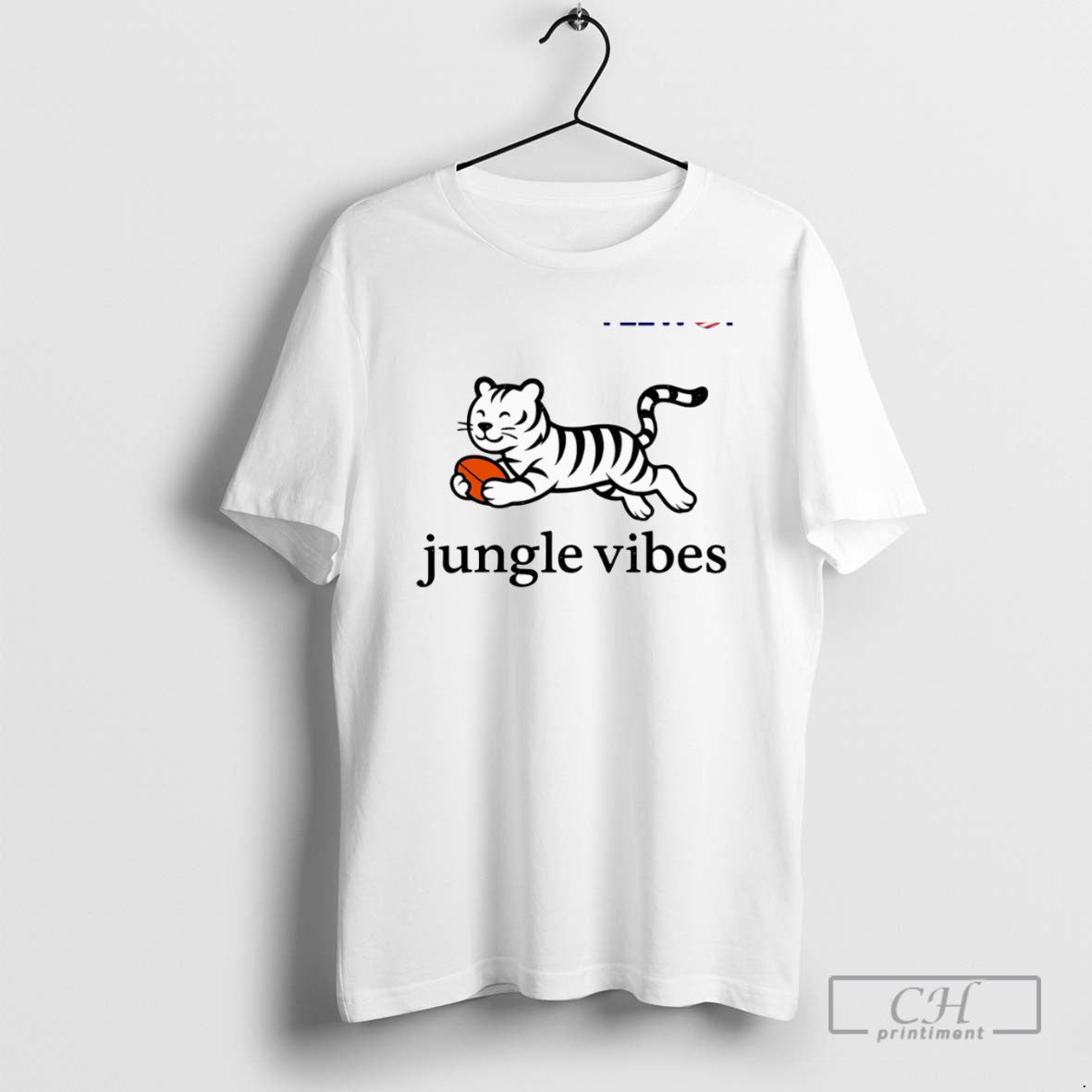 Classic Jungle Vibes Run Wild White Tiger - Adult & Kids T-Shirts, Sweatshirts & Hoodies apparel design preview 1